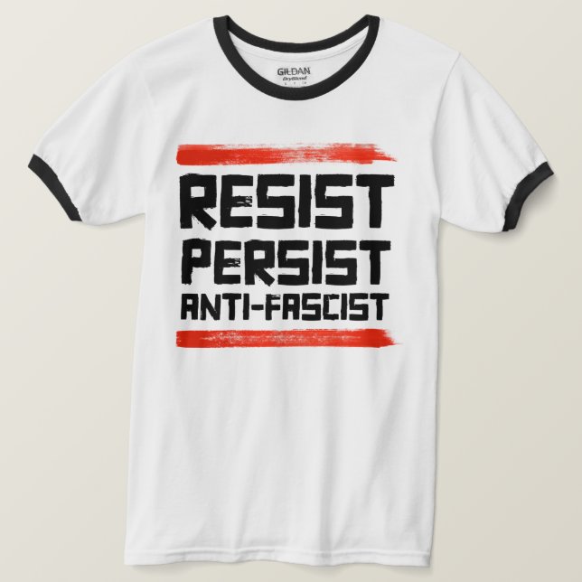 KVARSTÄNDIG ANTIFASCIST T SHIRT (Design framsida)