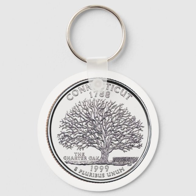 Kvartal för anslutningsstatus nyckelring (Framsida)