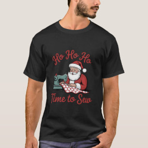 Kvartande julsäsong Maskin Santa Julafton Holid T Shirt