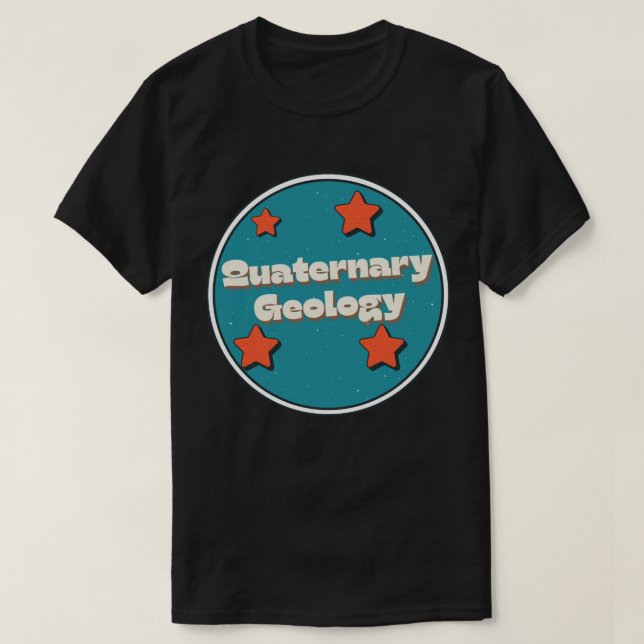 Kvartärgeologi T Shirt (Design framsida)