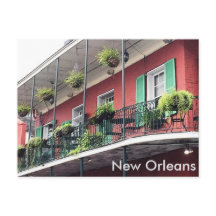 Kvartbalkony för färglös ny Orleans-Fransk