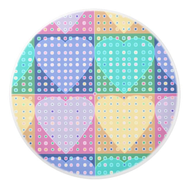 Kvartblock i land-hjärtan knopp (Framsidan)