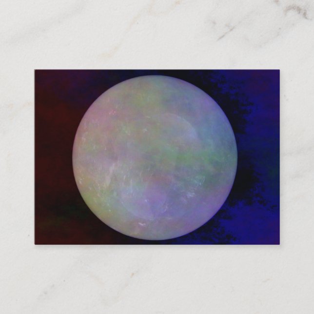 KvartCrystall boll Visitkort (Framsida)