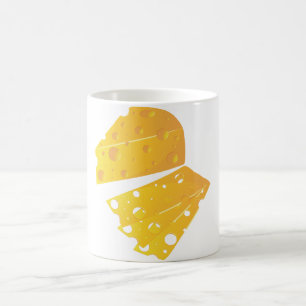 Kvarter av ostmuggen kaffemugg