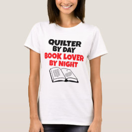 Kvarter efter Bok Älskare vid natten Tee Shirt