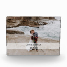 Kvarter för bröllopfotoakryl