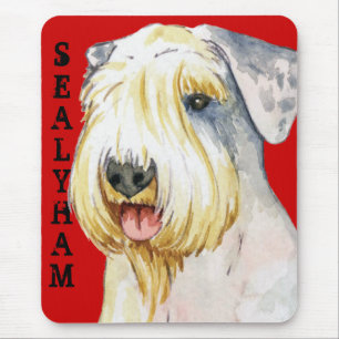 Kvarter för färg för Sealyham Terrier Musmatta