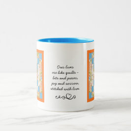 Kvarterets patchwork Quote Mugg