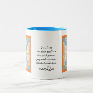 Kvarterets patchwork Quote Mugg