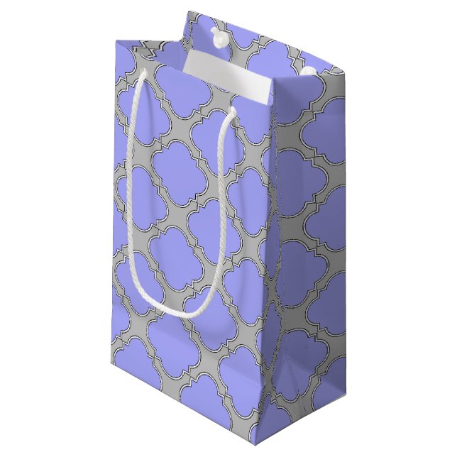 Kvarterfolieperiwinkle och grått (Framsidan Vinklad)