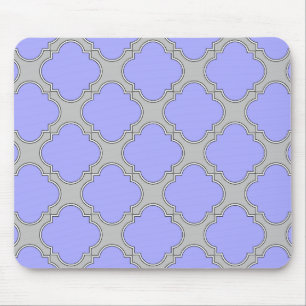 Kvarterfolieperiwinkle och grått musmatta
