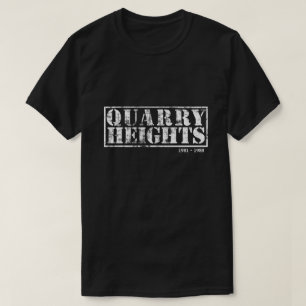 Kvarterhöjder och år tee shirt