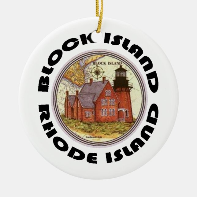 KvarterIsland. Julgransprydnad Keramik (Framsidan)