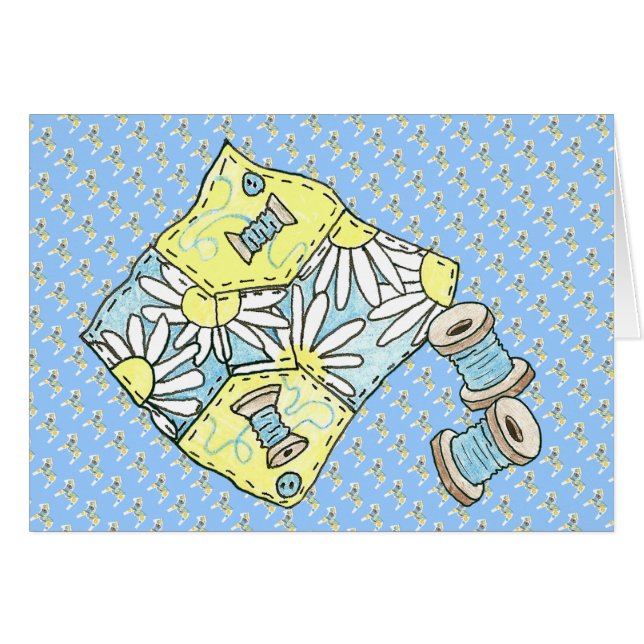 Kvarterkort Hälsningskort (Framsidan Horizontal)