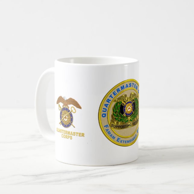 Kvartermisk kår kaffemugg (Framsida vänster)