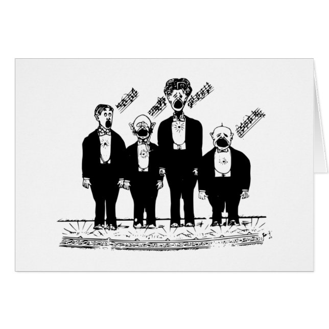 Kvartetten Hälsningskort (Framsidan Horizontal)