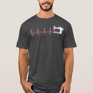 Kvartliknande skruvhylsor sytgåvor, hjärtslag t shirt