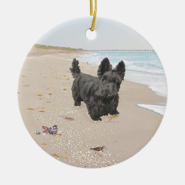 Kvartsdag Julgransprydnad Keramik (Framsidan)