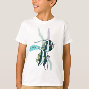 Kvartsfisk, stripe under vatten Nautiskt vatten T Shirt
