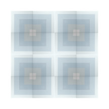 Kvartsfyrkantsformens design för enkla blå skuggor