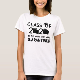 Kvartsinnig lustig studenten 2020-klass t shirt