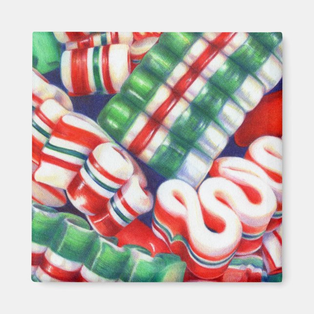 KVARTSKILLNAD FÖR RIBBON CANDY MAGNET (Framsidan)