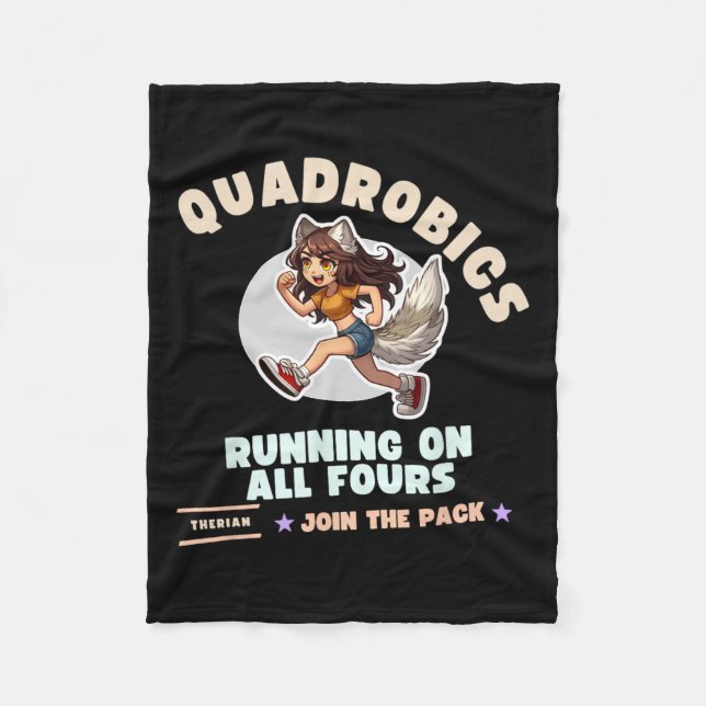 Kvartsparrobiketer för Tonåring av tween Girl Fox  Fleecefilt (Framsidan)