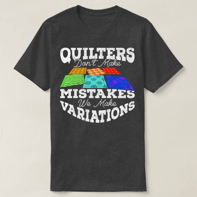 Kvartsparter gör inte fel vi gör ändringar t shirt (Design framsida)