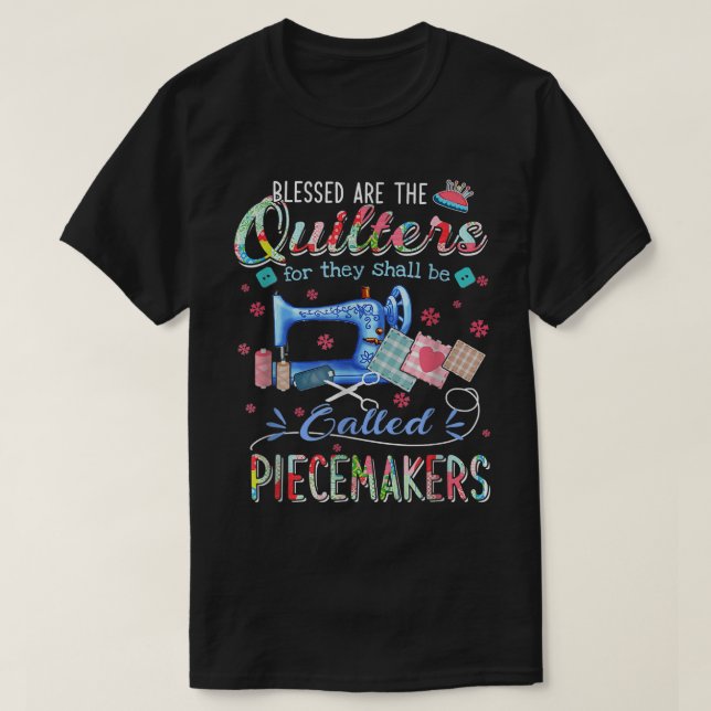Kvartvälsignade är de så kallade Piecemake-källarn T Shirt (Design framsida)