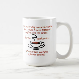 Kvarvarande Kaffe Rolig Kopp