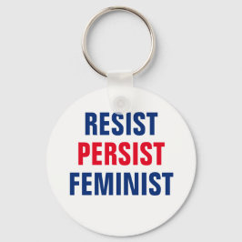 Kvarvarande kvinnor med kvinnligt motstånd nyckelring