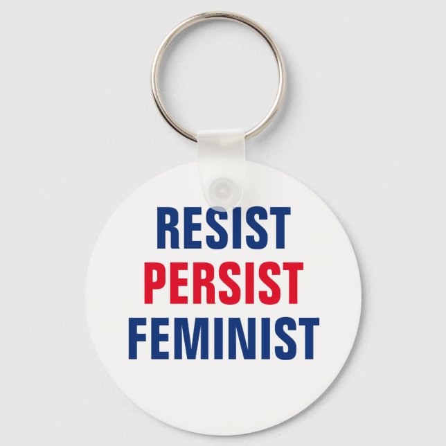 Kvarvarande kvinnor med kvinnligt motstånd nyckelring (Framsida)