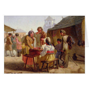 Kvas säljare, 1862 hälsningskort