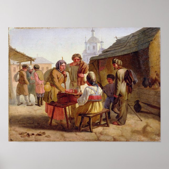 Kvas Seller, 1862 Poster (Framsidan)