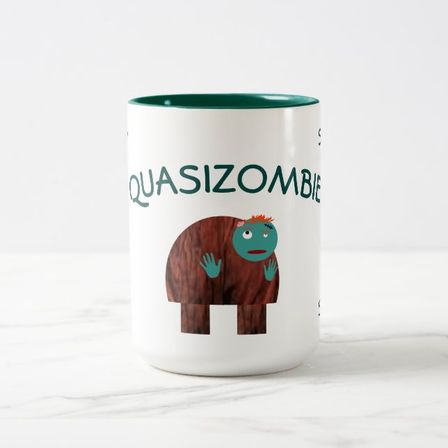 Kvasi Zombie Två-Tonad Mugg (Center)