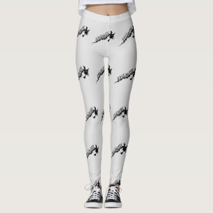 Kvast Thunder_Cove för Halloween häxaridning Leggings