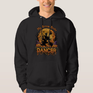 Kvasts Dansare Halloween Spökhus Pumpa Hoodie