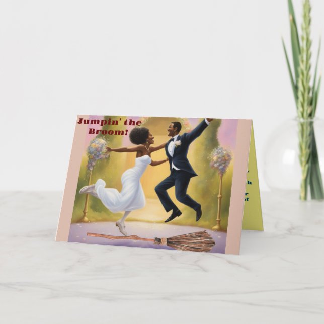 Kvastsprånget Tack Kort (Framsida)