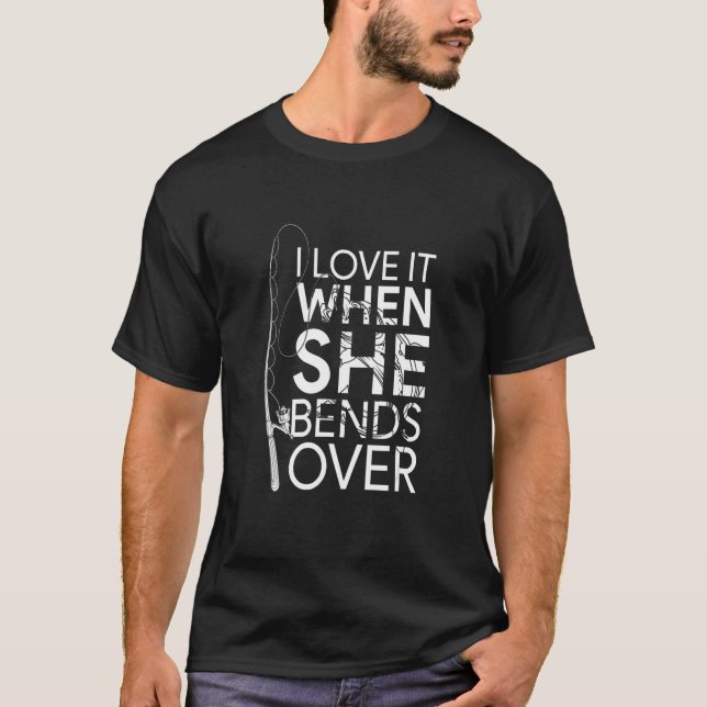 Kväv kvinna frukta mig fisk Sarcastic Fiske T Shirt (Framsida)