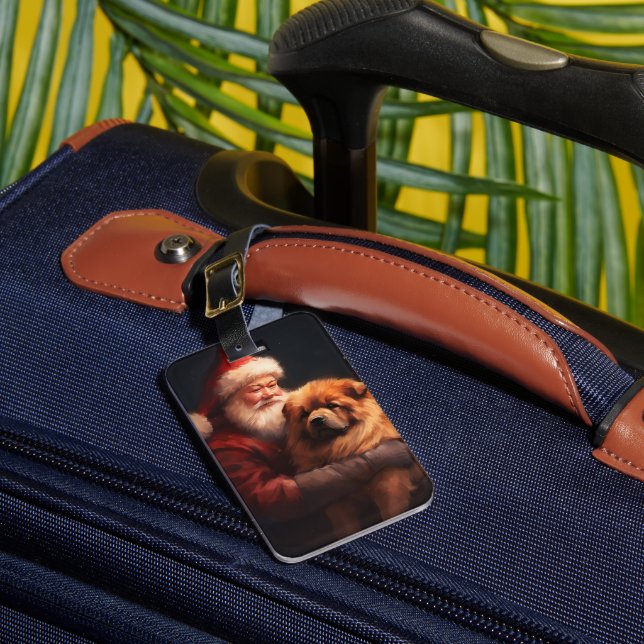 Kväv med Jultomten julafton Bagagebricka (Framsida Insitu 1)