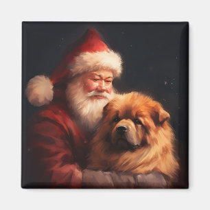 Kväv med Jultomten julafton Magnet