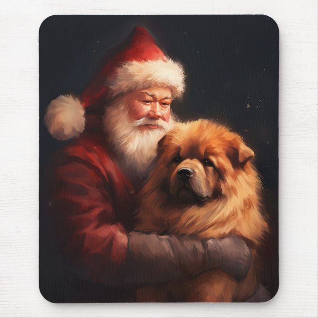 Kväv med Jultomten julafton Musmatta (Framsidan)