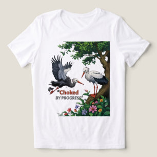 Kvävd av framsteg t shirt