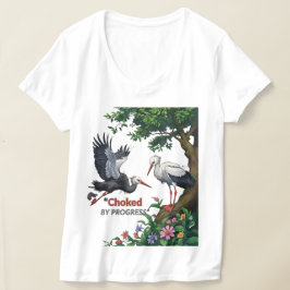 Kvävd av framsteg t shirt