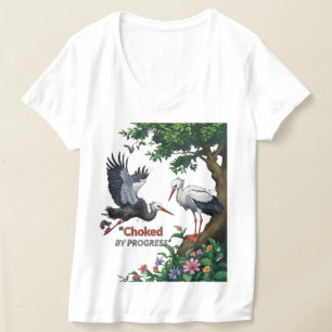 Kvävd av framsteg t shirt