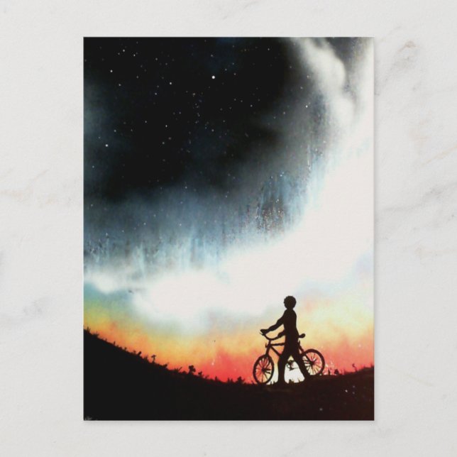 Kväve-cyklist Vykort (Framsida)