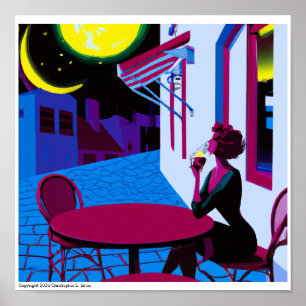 Kväve Firande Vin Tasting i Bari, Italien Poster