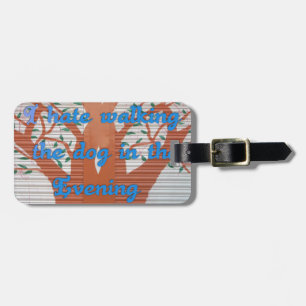 "Kväve Hund Walk Dread" - Jag hatar att gå i Hund Bagagebricka