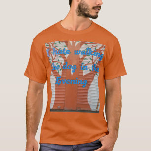 "Kväve Hund Walk Dread" - Jag hatar att gå i Hund T-shirt