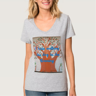 "Kväve Hund Walk Dread" - Jag hatar att gå i Hund T-shirt